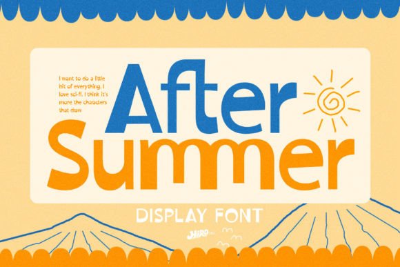 After Summer: A Retro Font for Vibrant Branding