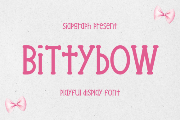 Bittybow: The Playful Font for Creative Design