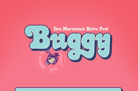 Buggy: A Bold Display Font for Modern Design