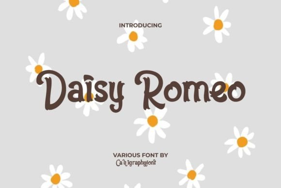 Daisy Romeo: A Curly Display Font for Modern Design