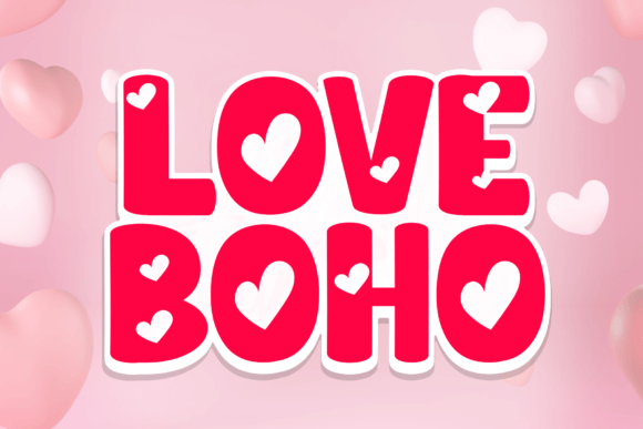 Love Boho: The Fun Display Font for Creative Projects
