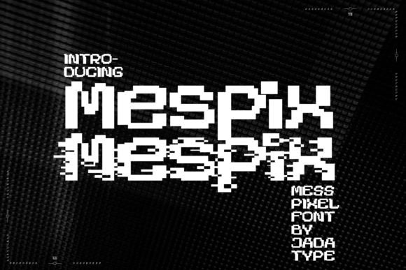 Mespix: The Bold Pixel Font for Modern Brands